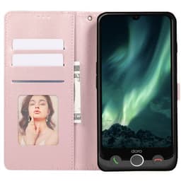 Blush lompakkokotelo 3-kortti Doro Aurora A31 - Blush Pink