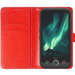 Wallet cover 2-kort Doro Aurora A11 - Rød