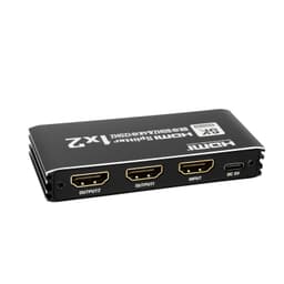NÖRDIC HDMI 2.1 -jakaja 1-2 8K60Hz 4K120Hz