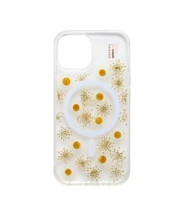 Clear Case MagSafe iPhone 13 / 14 / 15 / 16e / 17e Daisy Bloom