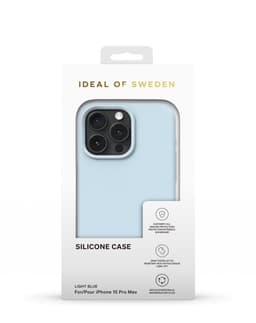 Silicone Case iPhone 15 Pro Max Light Blue