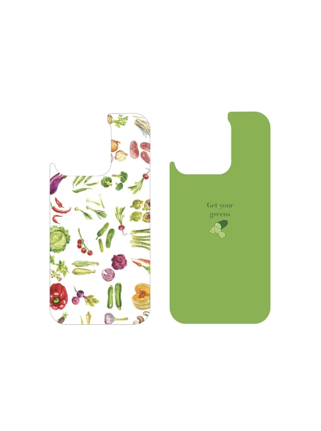 Print Pack iPhone 12 / 12 Pro / 13 / 14 / 15 / 16e / 17e Veggie Green
