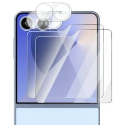 Karkaistu lasi 2in1 Samsung Galaxy Z Flip 7 - Musta