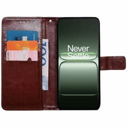 Wallet cover 3-kort OnePlus Nord CE5 - Brun