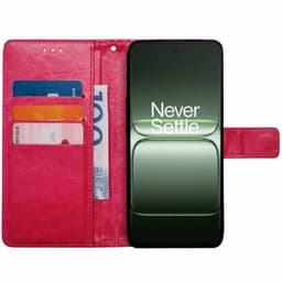 Lommebokdeksel 3-kort OnePlus Nord CE5 - Rosa