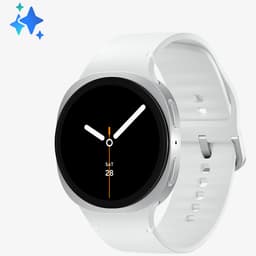 Samsung Galaxy Watch8 älykello 40 mm LTE (hopeai)
