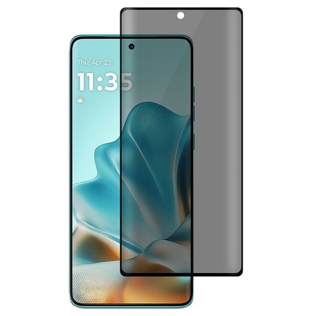 2-PACK SKALO Motorola Edge 60 Pro 5G Privacy Skärmskydd Härdat Glas - Svart