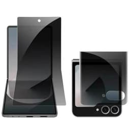 2-kpl Privacy Näytönsuoja 3D Pehmeä HydroGel Samsung Galaxy Z Flip