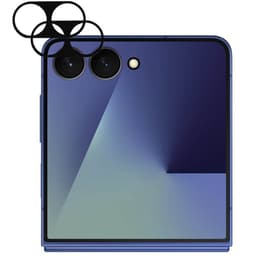 2-pack Kamera lins glas Samsung Galaxy Z Flip 7 - Svart