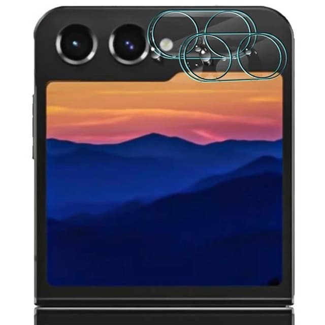 2-pack Kamera lins glas Samsung Galaxy Z Flip 7 FE - Transparent