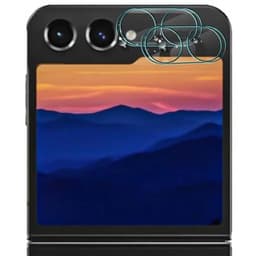 2 pak Kameralinseglass Samsung Galaxy Z Flip 7 FE - Gjennomsiktig