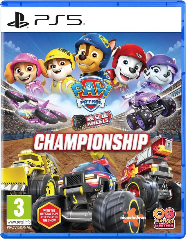 Paw Patrol Rescue Wheels: Championship - Sony PlayStation 5 - Racing