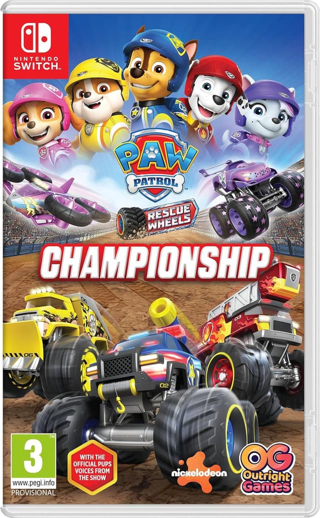 Paw Patrol Rescue Wheels: Championship - Nintendo Switch - Racing