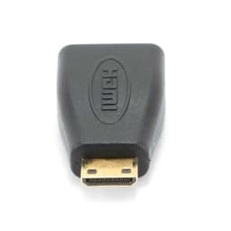 Aktiivinen HDMI (naaras) – mini-HDMI (uros) adapteri, kultaliittimet, kompakti