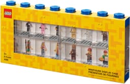 LEGO Minifigure displayfodral (16 fack, blå)