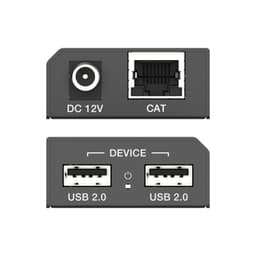 NÖRDIC USB-Laajennin jakaja 1-2 CAT6 100m