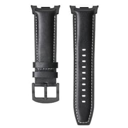 Läder klockarmband till Samsung Galaxy Watch Ultra 2 - Onyx black