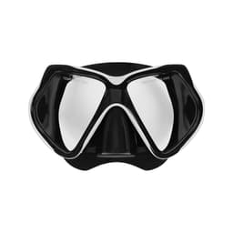 Dykkemaske til klar undervandsudforskning Sort hvid