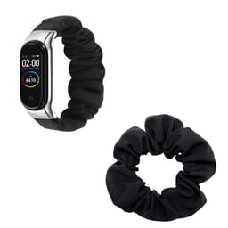 Kompatibel med Xiaomi 8 Smart Armbånd Scrunchie Elastisk Armbånd Urrem - Stilfuldt og Komfortabelt Tilbehør til Din Smartwatch Sort