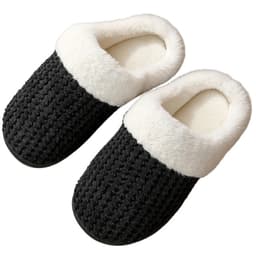 Vintertøfler for kvinner og menn - Sklisikre innendørssko S