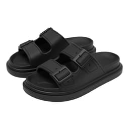 Bekväma vita EVA-tofflor Svart 39-40