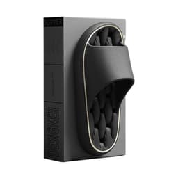 Komfortable unisex anti-skli EVA dusjtøfler for bad Sort 39-40