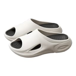 Bekväma svarta lila tofflor Vit 37-38