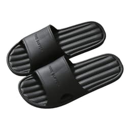 Komfortable svarte EVA-slippers - Perfekt for innendørs og utendørs Sort 39-40