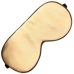 Silkesøvnmaske for kvinner og menn, 100 % silkeøyemaske Champagne