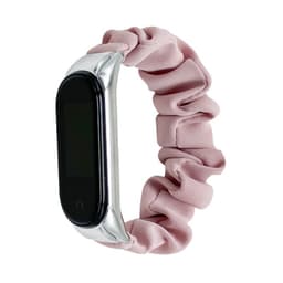 Kompatibel med Xiaomi 8 Smart Armbånd Scrunchie Elastisk Armbånd Urrem - Stilfuldt og Komfortabelt Tilbehør til Din Smartwatch Lyserød