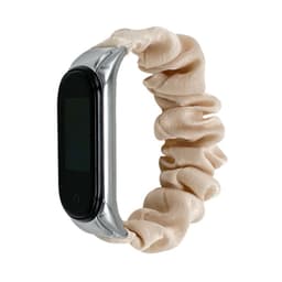 Kompatibel med Xiaomi Mi Band 8 Smart Armbånd Hårelastik Elastisk Armbånd Udskiftningsrem - Stilfuldt og Komfortabelt Nylon Armbånd Sort