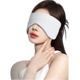 Kølende og varmende 2-i-1 sovemaske med fuld dækning Grå