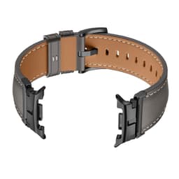 Lærreim for Samsung Galaxy Watch 8/Ultra 2/Classic - Hvit og Svart Grå