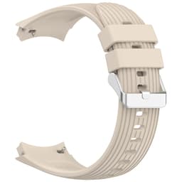 Silikone Urrem til compatible with Huawei Watch 5 (42mm) - Udskiftningsrem i høj kvalitet med justerbar længde og behagelig pasform Elfenben