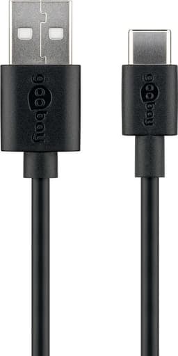 USB-C™ opladnings- og synkroniseringskabel (USB-A > USB-C™)
