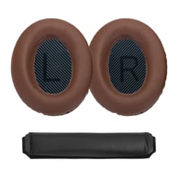 Vaihtokuulokkeet ja sanka Bose QC15 QC25 QC35 kuulokkeille Harmaa+sininen