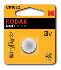 Max lithium CR1632 battery (2 pack)