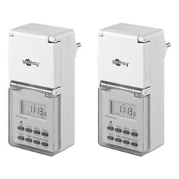 Set med 2, digital timer IP44