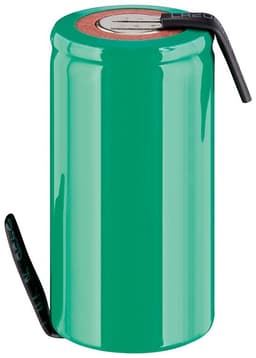 Sub-C, 1500 mAh, juotospyrstö (Z)