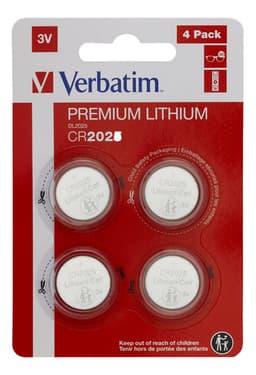 Lithium battery CR2025 3V 4 pack
