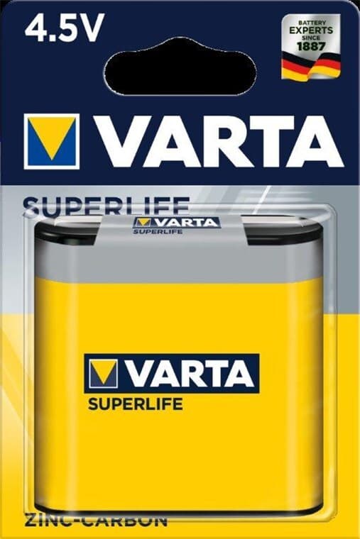 3R12/Flat (2012) batteri, 1 stk. i blister