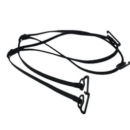 Justerbar og elastisk bh-rem Sort