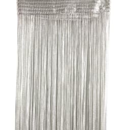 Frynsegardin draperi 100x200 cm 1 par Hvid