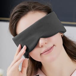 Heltäckande sovmask för ögon och öron Svart