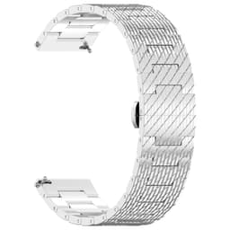 Teksturoitu teräshihna Garmin Forerunner 165/165 Music/168/168 Music/D2 Air X10/Bounce/vivoactive 5/Active 5/VivoMove Trend/venu SQ2/vivomove sport/Venu 2 Plus/approach S40/Forerunner 158 Musta 20mm