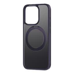 Telefonveske med stativ Baseus SkyRing 360° for iP 14 Pro + herdet glass og rengjøringssett (lilla)