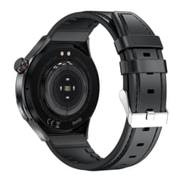 Smart sportsur med sundhedsoversigt og musikbetjening Sort