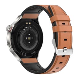 Älykäs urheilukello, jossa on terveyskatsaus ja musiikin hallinta Ruskea