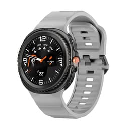 Silikonrem Kompatibel med Samsung Galaxy Watch 8 - Komfortabel og Stilren Grå