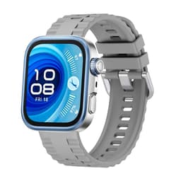 Silikonrem Kompatibel med Huawei Fit 4 Pro - Komfortabelt og Stilfullt Erstatningsarmbånd Grå